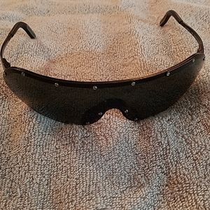 Porsche design dark tinted sunglasses with Porsche hard sided case and box